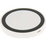 Qi Standard Wireless Charging Pad  For iPhone 8 / 8 Plus / X &  Samsung / Nokia / HTC and Other Mobile Phones (White + Black)