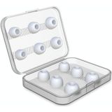 12 PCS Wireless Earphone Replaceable Silicone Ear Cap Earplugs for AirPods Pro  with Storage Box(White)