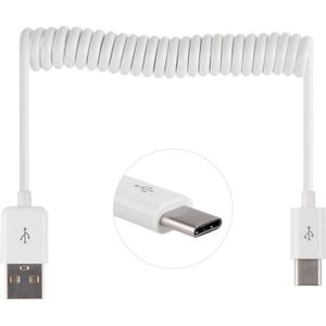 USB 2.0 to USB 3.0 Type C Retractable Charging / Data Cable  For Galaxy S8 & S8 + / LG G6 / Huawei P10 & P10 Plus / Xiaomi Mi6 & Max 2 and other Smartphones(White)