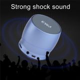 EWA A150 Portable Mini Bluetooth Speaker Wireless Hifi Stereo Strong Bass Music Boom Box Metal Subwoofer  Support Micro SD Card & 3.5mm AUX(Blue)