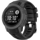 For Garmin Instinct 2S Silicone Watch Band(Black)