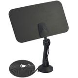 AN-1001 5dBi/25dBi Indoor  HDTV Antenna with Sucker  VHF170-230/UHF470-862MHz(Black)