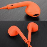 EarPods with Wired Control and Mic  For iPhone  iPad  iPod  Galaxy  Huawei  Xiaomi  Google  HTC  LG and other Smartphones(Orange)