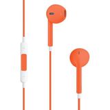 EarPods with Wired Control and Mic  For iPhone  iPad  iPod  Galaxy  Huawei  Xiaomi  Google  HTC  LG and other Smartphones(Orange)