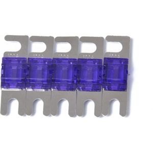 5 PCS Car Audio AFS Mini ANL 100Amp Fuse Nicked Plated