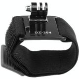 Dazzne 7 in 1 Helmet Strap + Hook and Loop Fastener Belt + Curved Adhesive + Chest Srap + J-hook and Flat Bases with 3M Sticker + Elastic Wrist Strap + Safety Steel Wire Kit for GoPro Hero 4 / 3+ / 3 / 2 (KT-115)
