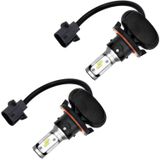 2 PCS H13 IP65 Waterproof White Light 12 CSP LED Car Headlight Bulb  9-36V / 18W  6000K / 2000LM