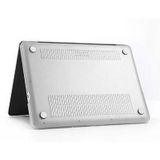 Frosted Hard Plastic Protection Case for Macbook Pro 13.3 inch(Transparent)