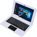 8350 10.1 inch Laptop  4GB+64GB  Windows 10 OS  Intel Atom X5-Z8350 Quad Core CPU 1.44Ghz-1.92Ghz  Support & Bluetooth & WiFi & HDMI  EU Plug(White)