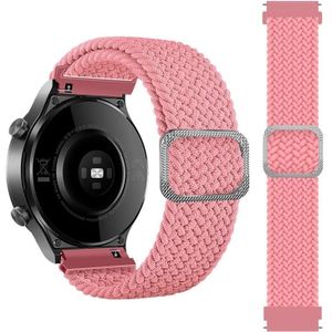 Voor Samsung Galaxy Watch Active2 44mm verstelbare nylon gevlochten elasticiteitsvervanging riem horlogeband