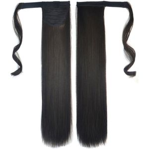 4# Invisible Seamless Bandage-style  Wig Long Straight Hair Wig Ponytail