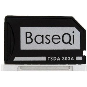 BASEQI 303ASV Hidden Aluminum Alloy SD Card Case for Macbook Pro Retina 13.3 inch Laptops