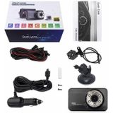 T638+ Car DVR USB Hidden Dual-lens Driving Recorder HD Reversing Video Monitor