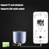 EWA A3 Mini Speakers 8W 3D Stereo Music Surround Wireless Bluetooth Speakers  Portable  Sound Bass Support TF Cards USB(Gray)