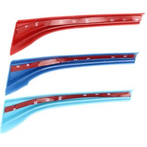 3 PCS Car Front Grille Plastic Decoration Strip Front Grill Grille Inserts Cover Strip Car Styling Accessories for Regal 2014-2017