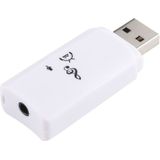 2 in 1 USB Bluetooth Dongle + Audio Receiver Adapter(White)