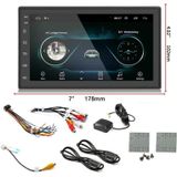 Car 7 inch Universal Android Navigation MP5 Player GPS Bluetooth Car Navigation All-in-one  Specification:Standard +8 Lights Camera