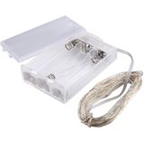 5m IP65 Waterproof Warm White Light Silver Wire String Light  50 LEDs SMD 0603 3 x AA Batteries Box Fairy Lamp Decorative Light  DC 5V