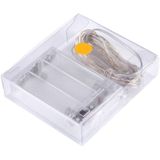 5m IP65 Waterproof Warm White Light Silver Wire String Light  50 LEDs SMD 0603 3 x AA Batteries Box Fairy Lamp Decorative Light  DC 5V