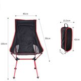 Outdoor Portable Folding Camping Chair Light Fishing Beach Chair Aviation Aluminum Alloy Backrest Recliner