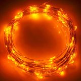 10m 5V 6W 500LM LED Silver String Light  Yellow Light  USB Powered SMD-0603 Festival Lamp / Decoration Light Strip