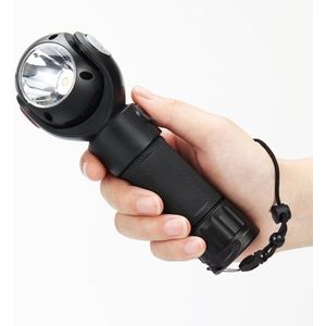 SKYWOLFEYE  Lamp Head 360 Degree Rotation USB Rechargeable LED Glare Flashlight With Magnet COB Work Light  Style:With An 18650 Battery