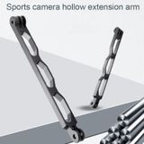 Aluminum Extension Arm Grip Extenter for GoPro HERO9 Black / HERO8 Black /7 /6 /5  Insta360 One R  DJI Osmo Action  Xiaoyi Sport Cameras  Length: 18cm(Black)