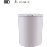 EXPED SMART Desktop Smart Induction Electric Storage Box Car Office Trash Can  Specification: 5L Battery Version (Khaki)