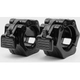 2 PCS Professional Barbell BuckleHead Quick Lock  Size:30mm(Black)