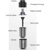 Car Mini Humidifier Air Purifier Humidifier USB Aromatherapy Deodorization (Silver Grey)