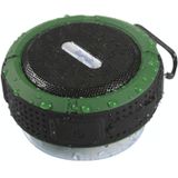 C6 Outdoor Waterproof Bluetooth Speaker with Suction  Support Hands-free Calling(Green)