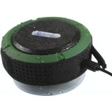 C6 Outdoor Waterproof Bluetooth Speaker with Suction  Support Hands-free Calling(Green)