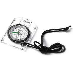 4 PCS 2 in 1 Compass With Map Measuring Ruler Outdoor Multifunctional Compass