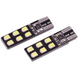 2 PCS T10 2.5W 90LM White Light 12 LED 2835 SMD CANBUS Car Signal Light Bulb