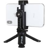 PULUZ Folding Plastic Tripod + Horizontal / Vertical Shooting Metal Clamp with Cold Shoe for iPhone  Galaxy  Huawei  Xiaomi  Sony  HTC  Google and other Smartphones