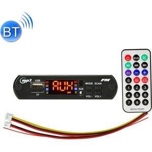 Car 12V Audio MP3 Player Decoder Board FM Radio TF USB 3.5mm AUX  with Bluetooth Function & Remote Control