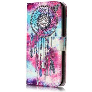 For Galaxy J3 (2017) (EU Version) Butterfly Wind Chimes Pattern Horizontal Flip Leather Case with Holder & Card Slots & Wallet