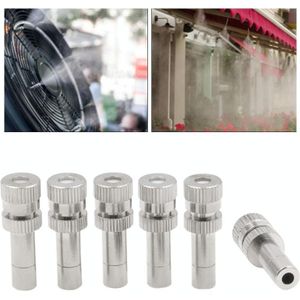 10 PCS 6mm Humidifying And Dedusting Cooling Atomizing Sprinkler Quick-Plug Fog Misting Nozzle  Model: 0.15mm