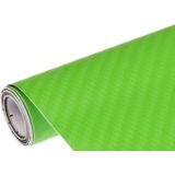 Car Decorative 3D Carbon Fiber PVC Sticker  Size: 152cm x 50cm(Green)