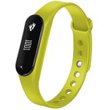 CHIGU C6 0.69 inch OLED Display Bluetooth Smart Bracelet  Support Heart Rate Monitor / Pedometer / Calls Remind / Sleep Monitor / Sedentary Reminder / Alarm / Anti-lost  Compatible with Android and iOS Phones (Green)