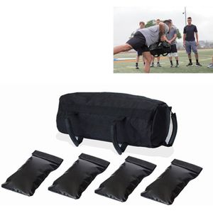 5 in 1 Sports Fitness Sandbag Weight-bearing Weightlifting Sandbag Muscle Exercise Training Equipment