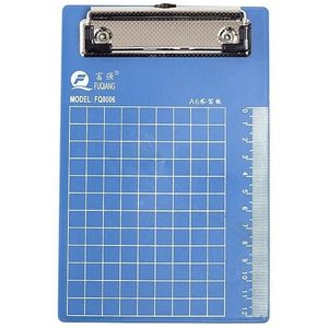 10 PCS FUQIANG FQ8004 Folder Board Writing Pad Hanging Plastic Splint  Specification: A6 Board Clip