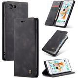 CaseMe-013 Multifunctional Retro Frosted Horizontal Flip Leather Case for iPhone 6 Plus / 6s Plus  with Card Slot & Holder & Wallet(Black)