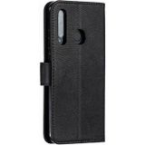 Feather Pattern Litchi Texture Horizontal Flip Leather Case with Wallet & Holder & Card Slots For Huawei Honor 10i / P Smart+ 2019 / Honor 20i / Honor 10 Lite(Black)