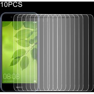 10 PCS for Huawei nova 2 Lite 0.26mm 9H Surface Hardness 2.5D Explosion-proof Tempered Glass Screen Film