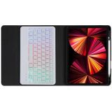 B09S Splittable Backlight Bluetooth Keyboard Leather Case with Triangle Holder & Pen Slot For iPad 10.2 2020 & 2019 / Pro 10.5 inch / Air 3 10.5 inch(Gradient Rainbow)