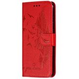 Feather Pattern Litchi Texture Horizontal Flip Leather Case with Wallet & Holder & Card Slots For Huawei Honor 10i / P Smart+ 2019 / Honor 20i / Honor 10 Lite(Red)