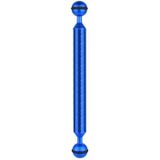 PULUZ  9 inch 22.8cm Length 20.8mm Diameter Dual Balls Carbon Fiber Floating Arm  Ball Diameter: 25mm(Blue)