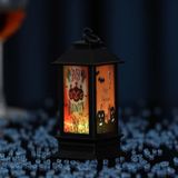 4 PCS Halloween Window Decoration Props Fecoration Small Oil Lamp Wind Lamp Luminous Ornaments(Pumpkin)