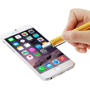 Multi-functional 6 in 1 Professional Stylus Pen  For iPhone 6 & 6 Plus  iPhone 5 & 5S & 5C  iPad Air 2 / iPad Air / iPad mini / mini with Retina Display and All Capacitive Touch Screen(Silver)